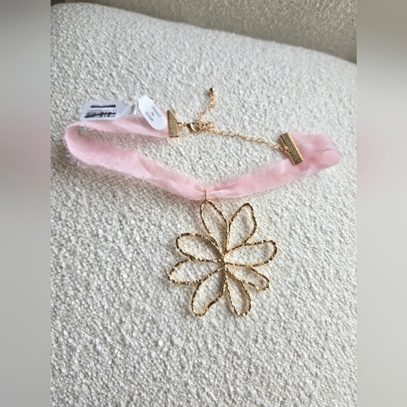 NEW! Free People, Annabelle Choker, Pink/Gold- NWT - Picture 4 of 9